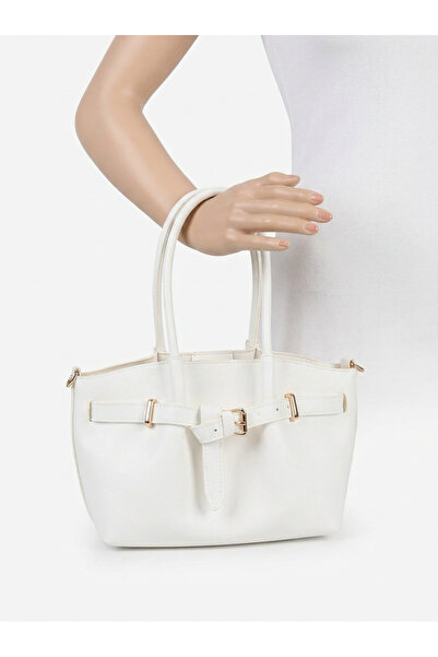 Çanta Trend Leather Look Bow Detailed Makeup Bag Shoulder Bag