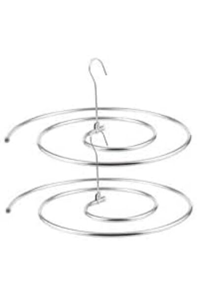 Arabest Spiral Hanger,2-Piece Set,18Inch Round Stainless Steel Drying Rack,Ro...
