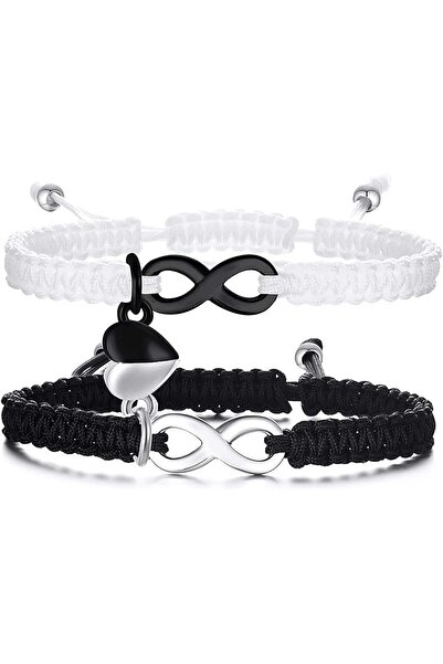 Arabest Braided Couple's Bracelet,Personalized Custom Name Engraved Relations...