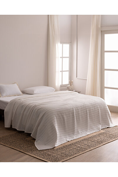 Madame Coco Lavrice Single Cotton Bamboo Pique - Cream
