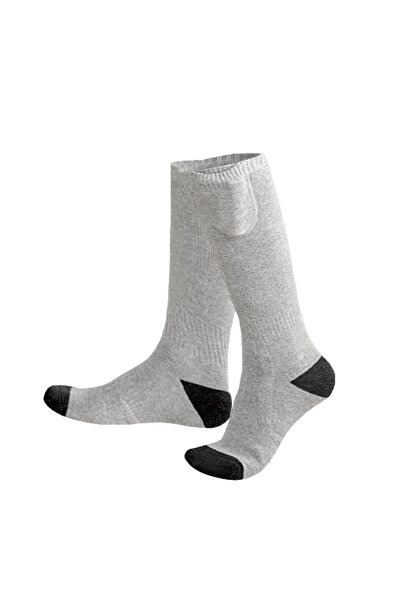 OnShop Set Sosete Incalzite Electric cu 2 Cutiute pentru Baterii, Unisex, Ons...
