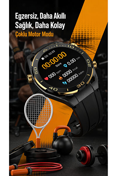 KALOBEE Watch Sk4 PRO MAX Kordon Hediyeli 51mm Akıllı Saat Iphone Ve Android Tüm Telefonlara Uyumlu
