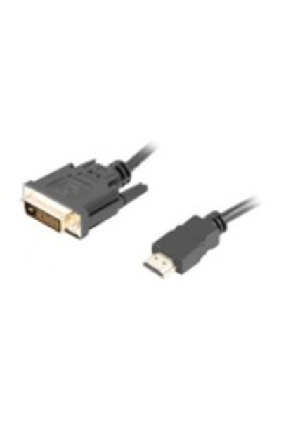 Lanberg Cablu HDMI(M)-DVI-D(M) Dual Link 1,8 M negru