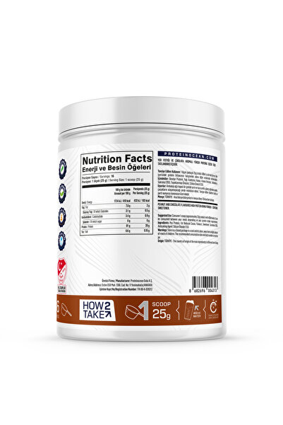 Proteinocean Pea Proteın Peanut Chocolate / 400g