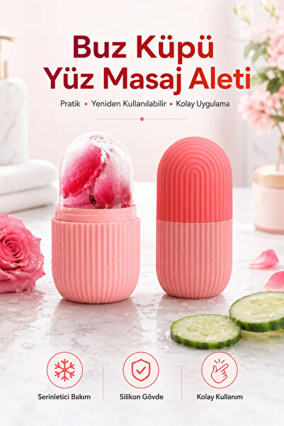NY HOME SİLİKON BUZ KÜPÜ YÜZ GÖZ VE BOYUN İÇİN SOĞUK TERAPİ