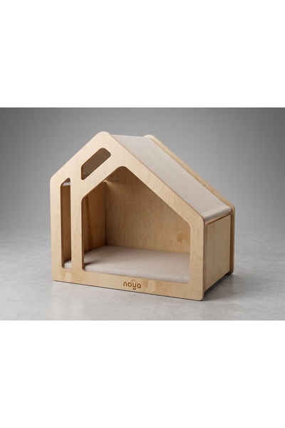 Noya House Barin – Ahşap Büyük Irk Köpek Evi (Ev İçin Tasarlanmış Modern Köpe...