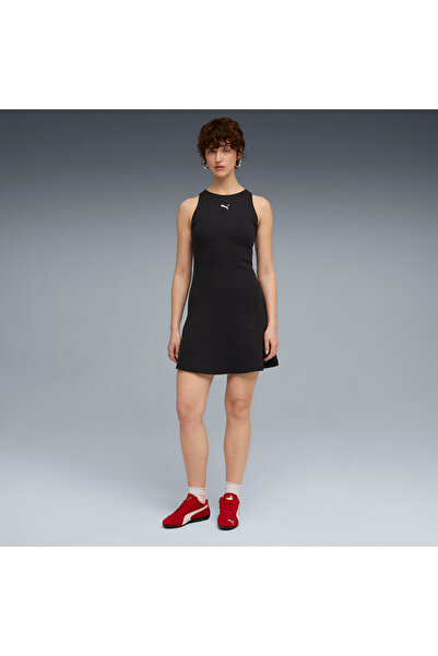Puma Womens Wardrobe Essentials Ribbed Dress
