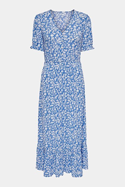 ONLY Rochie de vară pentru femei 15270519 Albastru