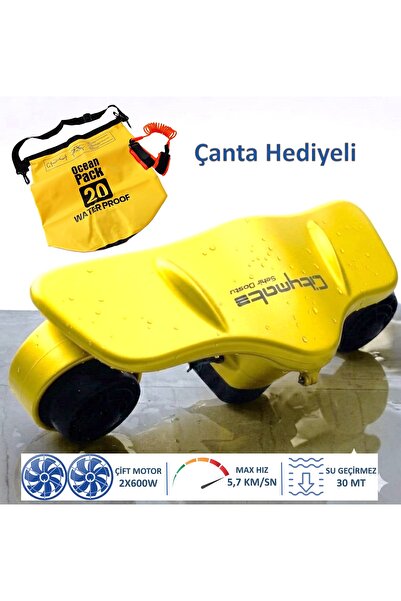 CityMate Su Altı Sea Scooter Elektrikli Deniz Scooter 2x600W Çift Motor Çanta...