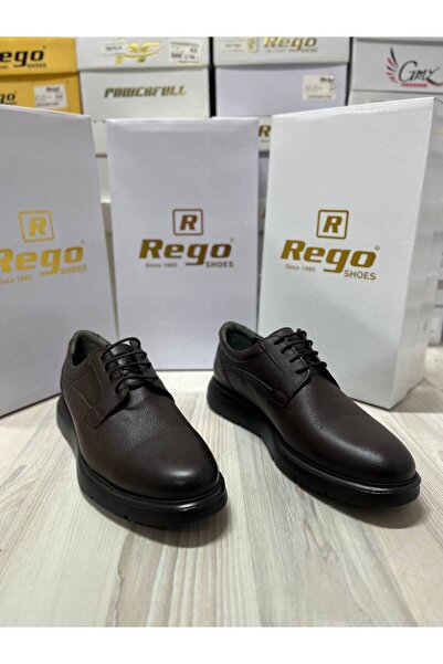 Rego 1508-1 حذاء رجالي مريح من الجلد الطبيعي