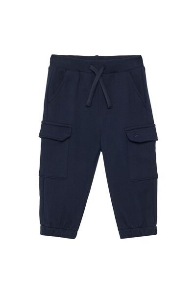 United Colors of Benetton Pantaloni de trening pentru băieți 3UNIGF045 Bleumarin