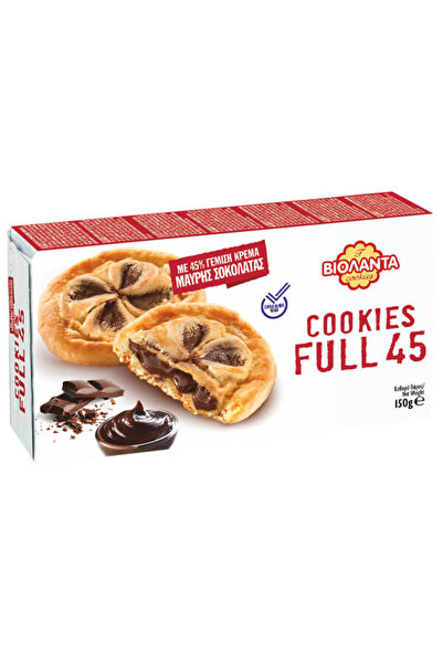 Violanta ΒΙΟΛΑΝΤΑ COOKIES FULL 45% 150gr. - (ΜΑΥΡΗ ΣΟΚΟΛΑΤΑ)