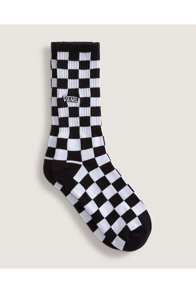 Vans Șosete Checkerboard Crew Negre