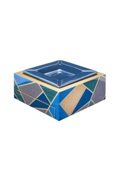 Lubinski Morici Collection Italy Handmade Çekmeceli Puro Küllük - Tellux Collection- Mediterraneo