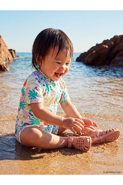 LC Waikiki Lcw Steps Pink Baby Girl Sandals with Nevavm Difference