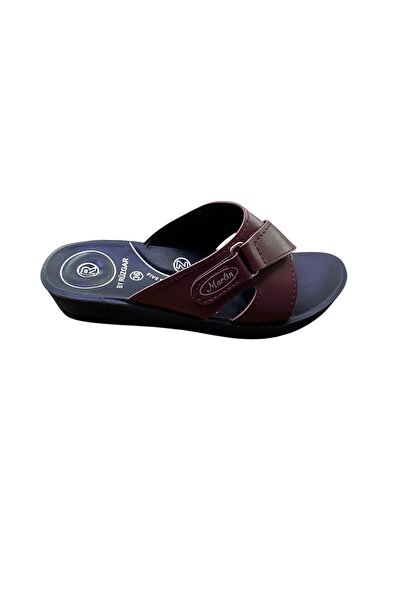 by ruzgar Women's Wedge Heel Full Orthopedic Cross Slippers