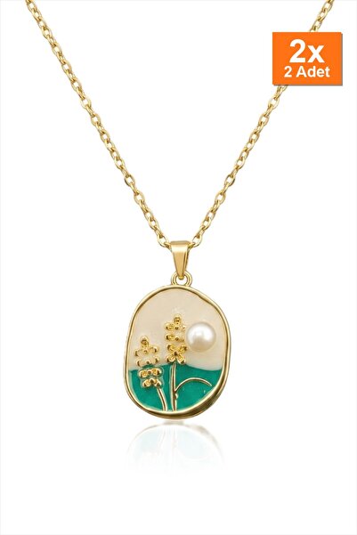 Bozhi Steel Necklace Gold 45cm Stylish Gift