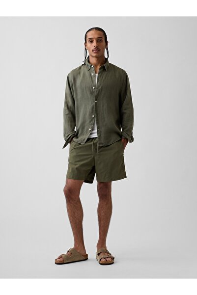 GAP Erkek Haki 6" Relaxed Mayo