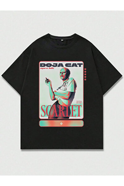 MAGORS Μπλουζάκι Doja Cat με στάμπα Unisex Oversize, 100% βαμβακερό, με λαιμό...