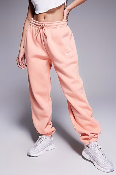 Nike Phoenix Fleece HR Oversize Womens Pant.Yüksek Bel Bol Kesim Kadın Eşofma...