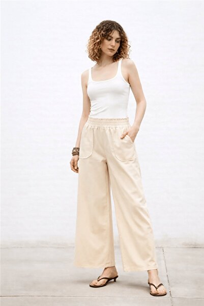 Kadın Wide Leg Trousers
