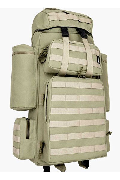 LIGHTINGHM 110 litri BEJ CREMĂ Rucsac tactic de alpinism pentru camping și că...