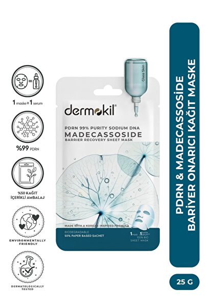 Dermokil Pdrn & Madecassoside Barrier Repair Paper Face Mask 25 g