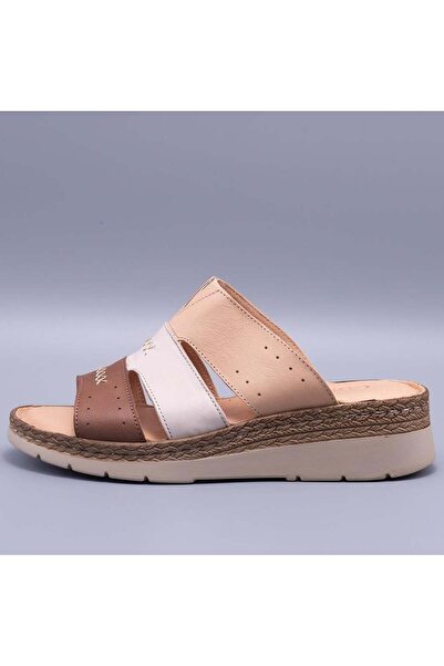 Gusse Maize Women's Genuine Leather Daily Slippers-375