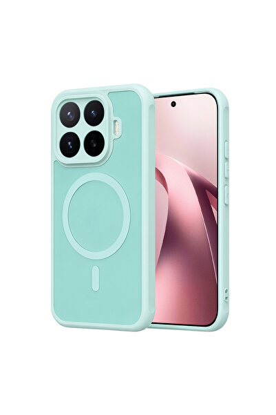 Techsuit Case for Xiaomi 17T, HaloFrost II MagSafe, shockproof, mint green