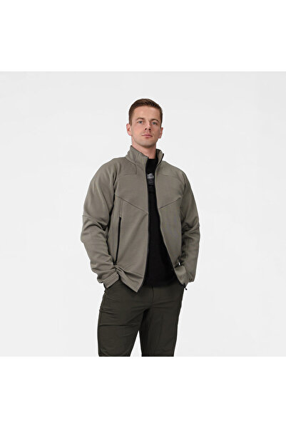 NORTHFINDER Hanorac fleece pentru bărbați - GELDEK, Verde
