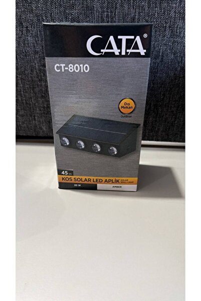 Cata CT-8010 Kos Solar Led Aplik 20W
