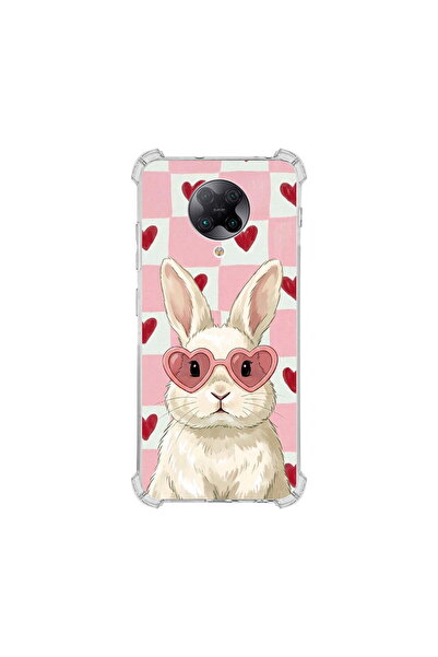 PrintiFy Poco F2 Pro ile Uyumlu Pembe Pötikare Serisi Pembe Zıpzıp Tasarımlı ...