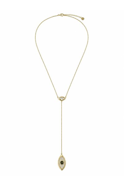 neslyaccessories 14K Gold Göz Y Kolye (42+6cm)