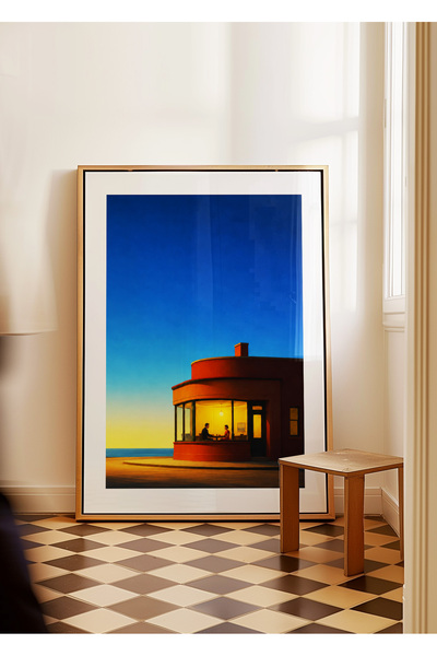 ARTHOUSECOLLECTIVE Mirni trenutak - Večera pored mora - Poster bez okvira