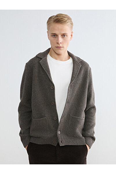 LC Waikiki I Standartkalıp Wool Blend Men's Knitwear Cardigan from Freezen Store