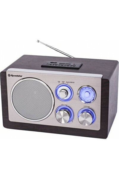 Roadstar HRA-1345NUSWD Ρετρό Επιτραπέζιο Ραδιόφωνο με USB Καφέ