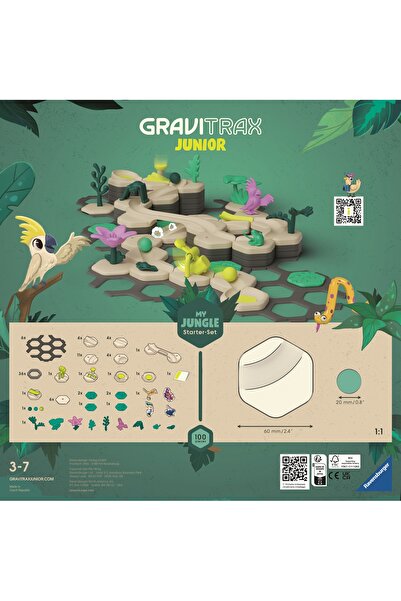 RAVENSBURGER Gravitrax Junior Set de pornire Junglă 274994