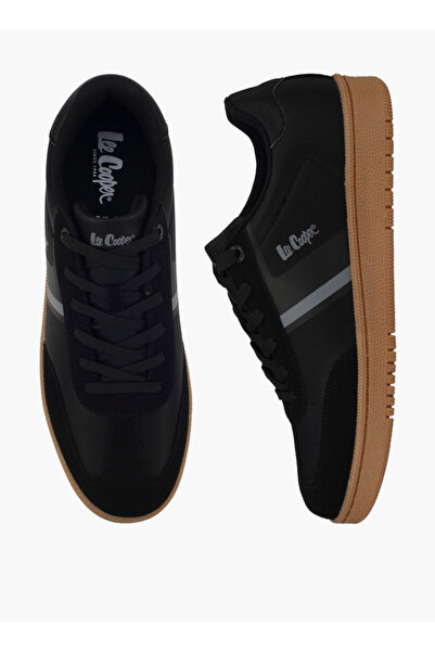 Lee Cooper Men Panelled Logo Lace-Up Sneakers