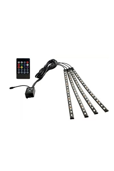 Mihai Q CD59 Kit de iluminare ambientală auto LED RGB pentru interior cu tele...