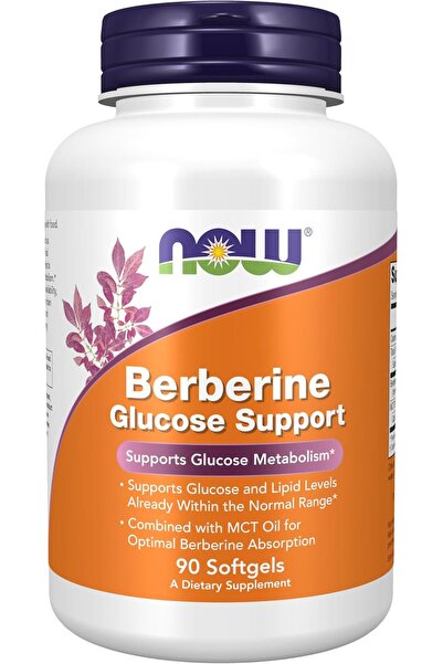 Now Foods, Berberine Glucose 90 Capsules Usa Menşeii DaphneLabs