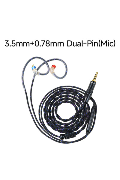 Choice5 0.78 3.5 mic CVJ LS200-S Earphones Upgrade Cable 0.78mm 2Pin/QDC Inte...