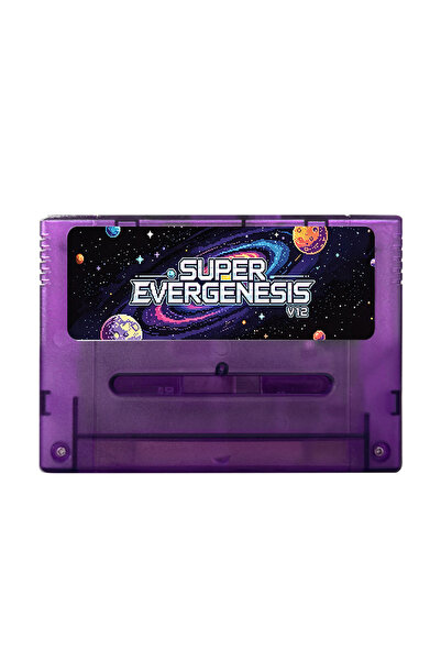 Choice1 Purple Super EVERGENESIS V12 3000 in 1 SFC Game Card for SNES SFC 16-...