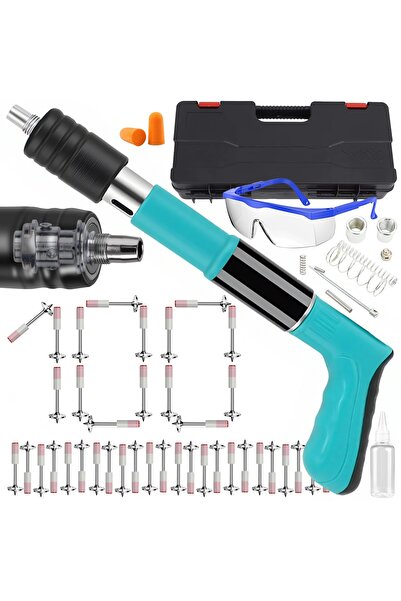 Renew Force Pistol de bătut cuie manual pentru beton, oțel, lemn, cu funcție ...