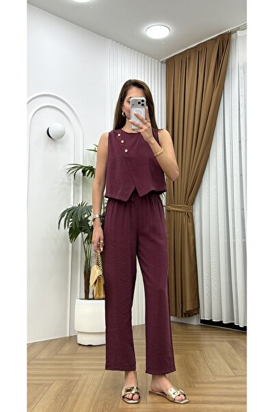 R-Style Buttoned Tencel Suit