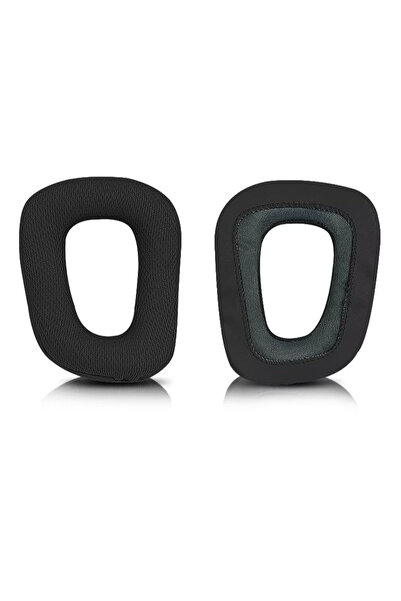 Choice5 وسادة أذن سوداء من القماش الشبكي مع غطاء مانع للضوضاء لـ Logitech G33...