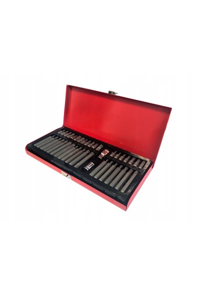 GROSLEY SP. Z O.O. Set de biți Grosley HEX TORX Spline + adaptoare 3/8 și 1/2...