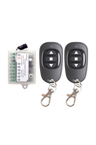 choice2 1 Receiver 2 Remote DC 12-36V 433Mhz Motor Remote Control Switch For ...