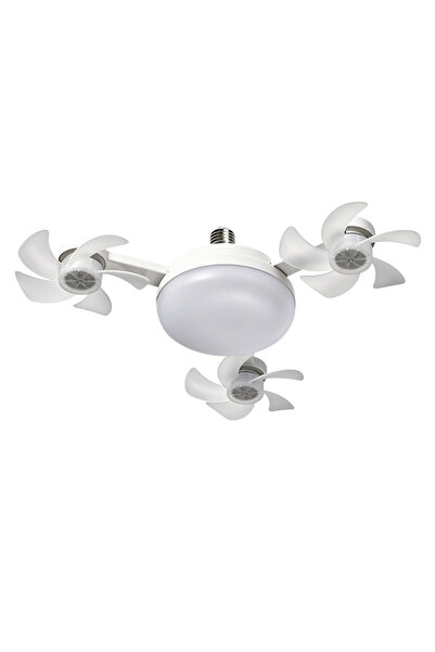 Choice1 3 Head E27 Screw in Ceiling Fan with Remote Control Socket Fan Light ...