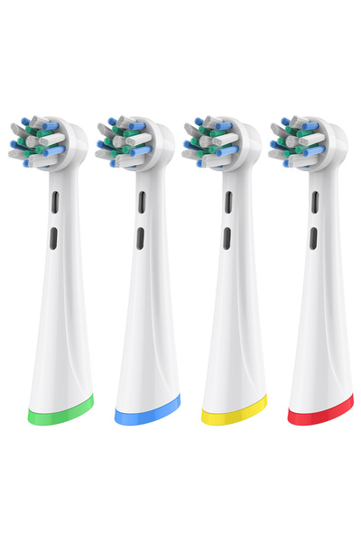 Choice White-4 Pcs 4 8 12 Pcs Rotating Cross Clean Replacement Brush Heads Co...