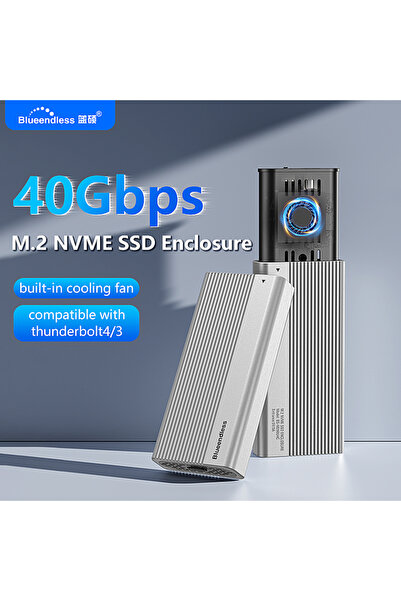 Choice1 علبة تخزين M.2 NVMe بسرعة 40 جيجابت في الثانية طراز M280U4C من Blueen...